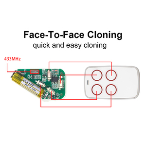 SMG-262 bianco Clone telecomando Clone codice fisso 433.92MHz Garage apriporta universale trasmettitore operatore porta - Product Image 5