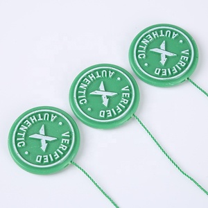 生分解性PLAプラスチック衣類ロックピンストリングループタグ衣類シールロックハングタグストリング - Product Image 4