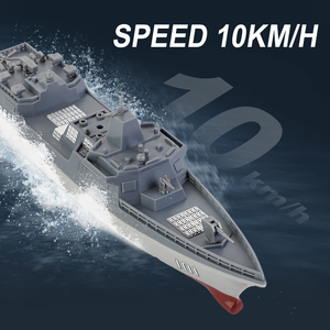 DWI Remote Control Warship <strong>Toys</strong> RC Military <strong>Battleship</strong> 2.4GHz Remote Control Boat for Lakes and Rivers Mini Boat for Kids - Product Image 3