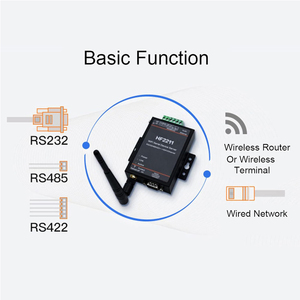 HF2211 Industrial Modbus IOT Dispositivos Puerto serie Servidor de red RS232 RS485 RS422 WiFi Ethernet Convertidor de módulos de comunicación - Product Image 5