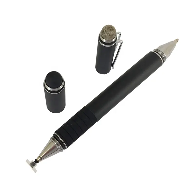 ACMECN أحدث قلم يعمل باللمس 4 في 1 للهاتف أو لوحة قلم كروي متعدد الوظائف مع قلم شاشة تعمل باللمس