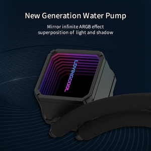 Lovingcool 360 ชุดทําความเย็นด้วยของเหลวพัดลมระบายความร้อน CPU ARGB RGB ชุดทําน้ําเย็นคอมพิวเตอร์พร้อมอินเทอร์เฟซพลังงาน 3 พิน - Product Image 2