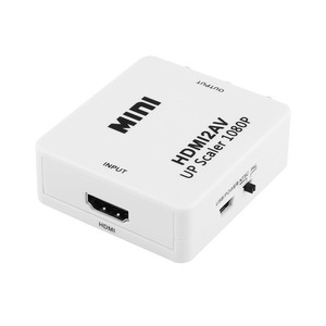 Adaptador HDMI a 3 RCA HDMI2AV, HDMI 2 AV HDMI a AV Cvbs s-video, caja convertidora de 1080P 60Hz de alta calidad