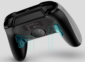 Controller gamepad joystick wireless Premium per computer Nintendo switch pro con pulsanti posteriori programmabili