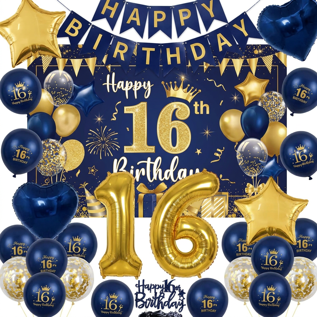 Dark Blue birthday party