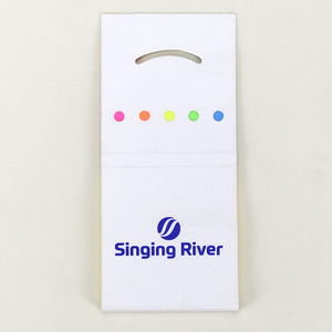定制印刷折叠便签记事本便签促销礼品牛皮纸封面带标志便签 - Product Image 3