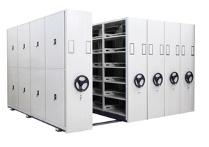 Office Documents Storage Rack Handbuch Stahl Akten schränke System Mobile Metall regale Elektrischer Verdichter für Bibliothek