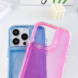 เคสโทรศัพท์มือถือสีสันสดใส TPU ใสป้องกันการกระแทกป้องกันการกระแทกมีสีใส - Product Image 4