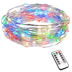 Multifunktion ale 5m LED Vorhang Lichterkette mit festlichen Sternen Kleine bunte Weihnachts beleuchtung für Dekorationen - Product Image 6