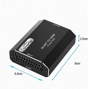 1080P Scart zu HDMI Up Scaler HDTV-Konverter Audio-Video-Adapter mit USB-Kabel für TV DVD PS4 Scart Eingang HDMI-Ausgangs konverter - Product Image 5