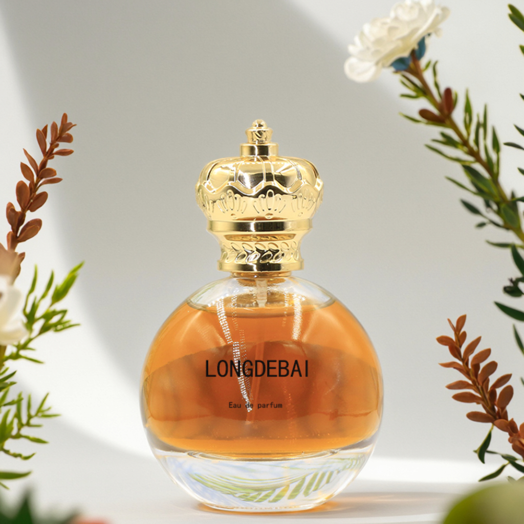 clear glass bottle