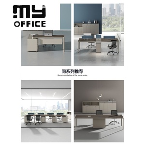 Foshan Simple Modern Office Furniture Convertible Mesa de personal de madera Silla Combinación para escritorio de computadora en Office Home Room