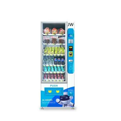 JW-máquina expendedora de cápsulas de juguete, máquina expendedora interactiva con pantalla táctil inteligente, para bebidas, aperitivos y comida fría