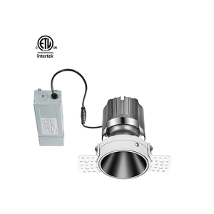 SZDAYTON aydınlatma daha az yuvarlak kare Anti-parlama gömme çerçevesiz ETL SAA CE kısılabilir CRI90 + mimari LED downlight - Product Image 2