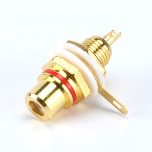 2pcs RCA连接器母插座机箱面板安装适配器音频端子插头3.5毫米AV - Product Image 3