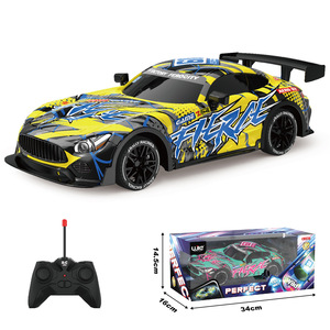 RCカー2.4Gリモコン4WDオフロードレーシングカークールLEDライトアップドリフトチャイルドトイカーホットセール1/18エレクトリック1:18 5歳