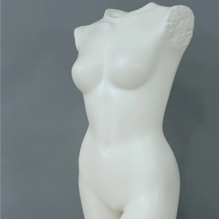 Bust display mannequin wholesale clothing store bust mannequin female torso adjustable for clothes display