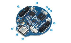 RP2040-LCD-1.28 Round Display LCD Screen Based on <strong>Raspberry</strong> <strong>Pi</strong> RP2040 Accelerometer And Gyroscope <strong>Sensor</strong> 264KB USB Type-C - Product Image 6
