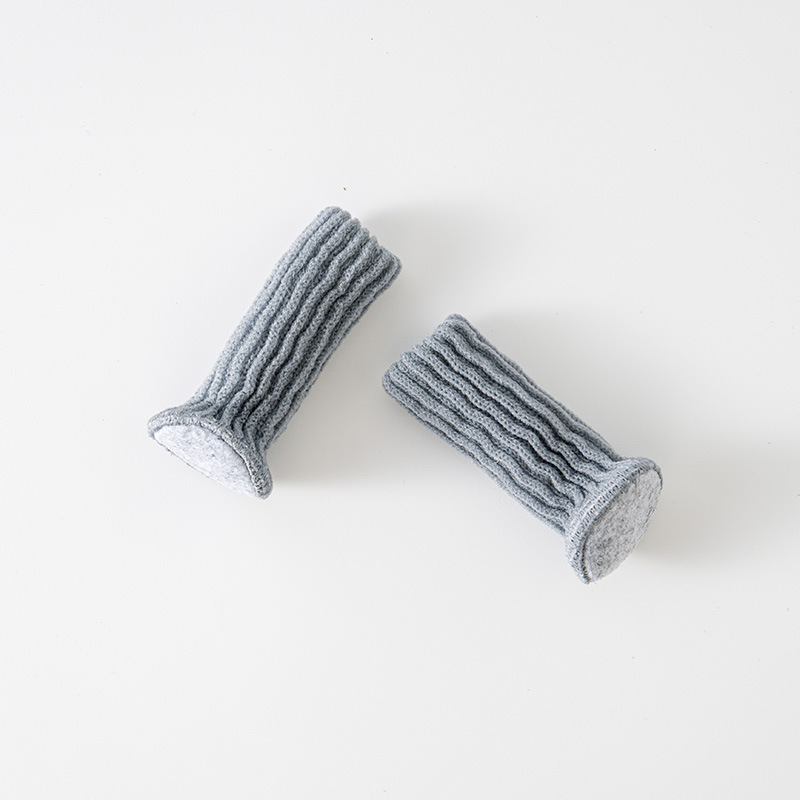 Gray table leg anti-wear sleeves