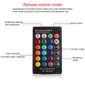 T10 W5W RGB <strong>LED</strong> Bulb 5050 6SMD 194 147 152 158 Car With Remote Controller Flash/Strobe Reading Wedge Light Clearance Lights