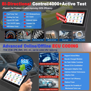 Neueste Advanced Launch X431 V5.0 Profession elles Diagnose-Scan-Tool OBD2 ECU-Codierung Elite Cars 1 Jahr Garantie auf die Batteries trom versorgung - Product Image 5