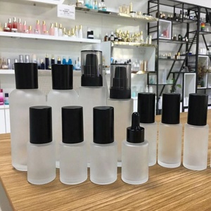 OEMプライベートスキンケア化粧品包装クリームガラス瓶とトナースクリューボトルセットガラスポンプスプレー耐久性とエレガント - Product Image 2