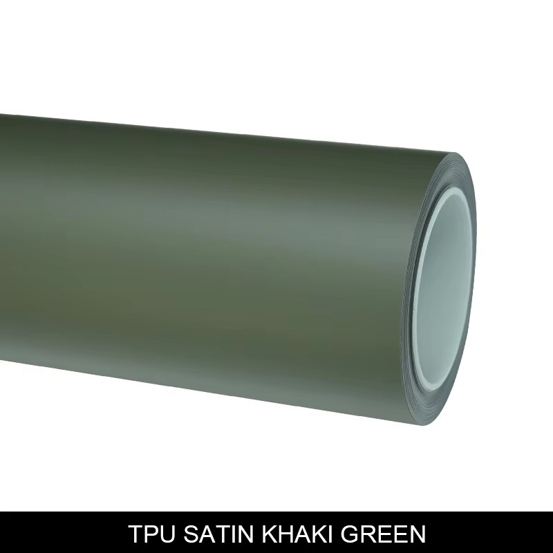 Satin Khaki Green