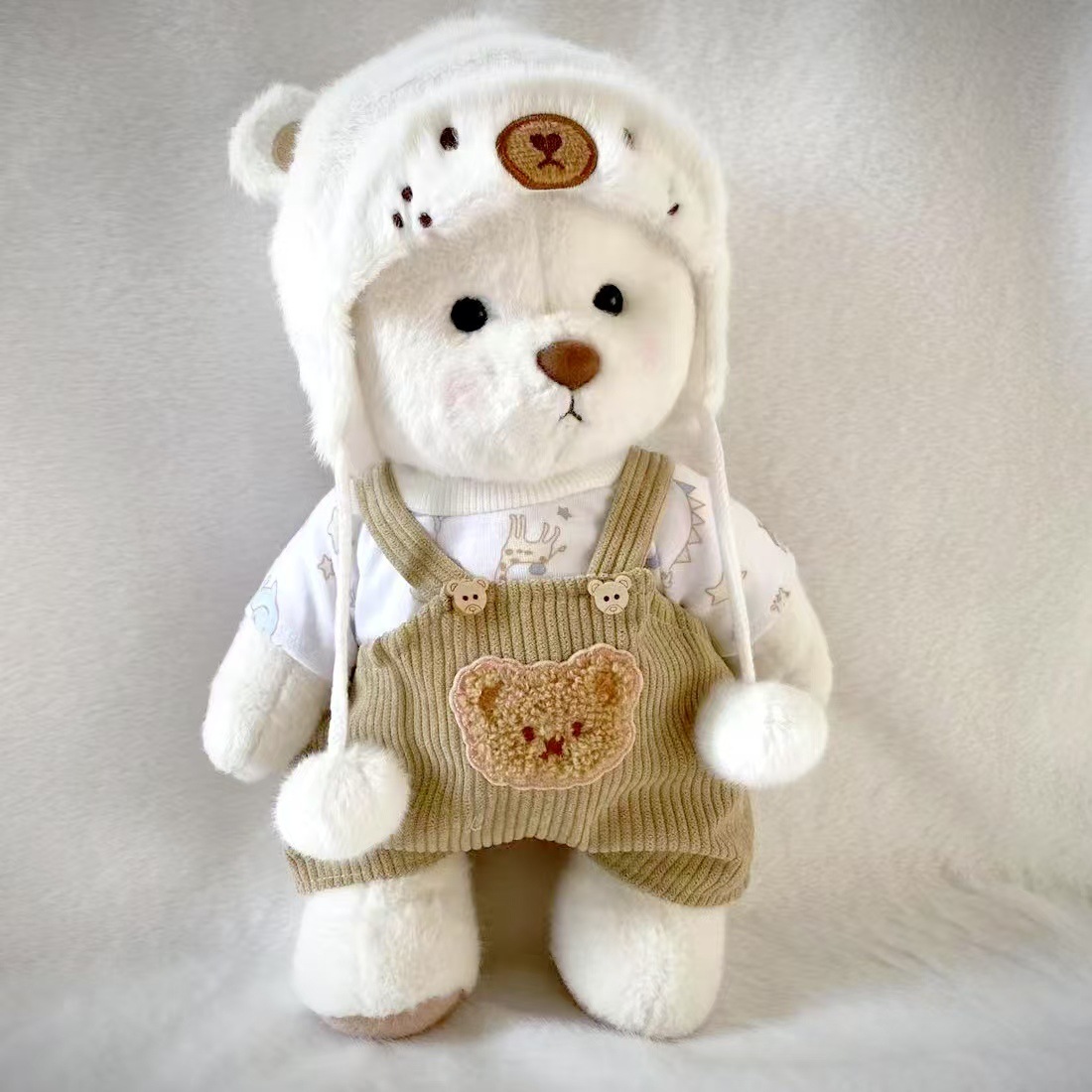 Ensemble 3 pièces ours à sangle