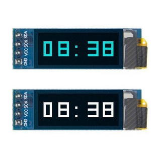 0,91 Zoll OLED-Modul 0,91 "Weiß Blau 128 X32 LCD-LED-Anzeige 0,91" IIC-Kommunikation für Arduino
