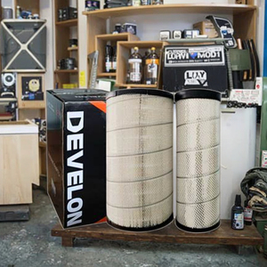 Chất lượng cao <span class=keywords><strong>doosan</strong></span>/develon 400504-00746 400504-00749 400504-00752 động cơ máy xúc Bộ lọc không khí yếu tố - Product Image 4