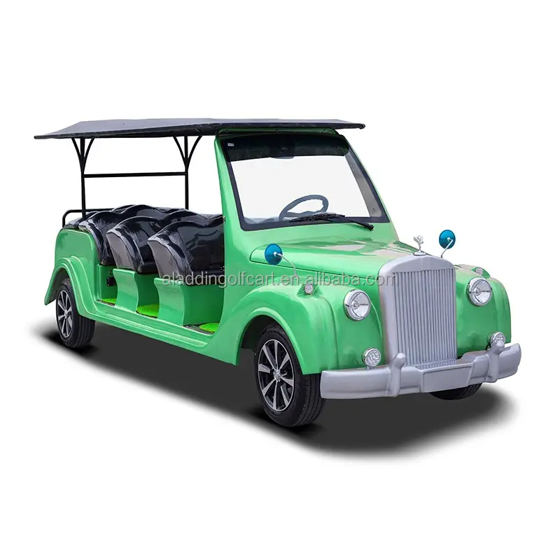 Mobil Golf Roadster elektrik 8 penumpang untuk perusahaan wisata dan perusahaan taksi