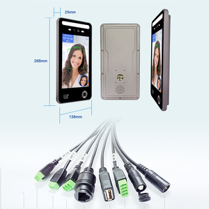 Controllo accessi di sicurezza lettore di schede biometrico con grande capacità e 200W Dual Camera macchina di controllo di accesso telecamera dal vivo - Product Image 6