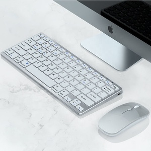 Miniteclado ergonómico de ratón inalámbrico, 3 modos, para ordenador portátil, escritorio, Mac, oficina en casa - Product Image 1