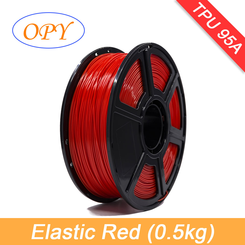 (0.5kg/roll) TPU 95A Red 1.75mm