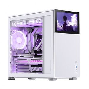 新しいコンピューターケースD41MESH SCREENホワイトRGBATXPCゲーミングケース - Product Image 1
