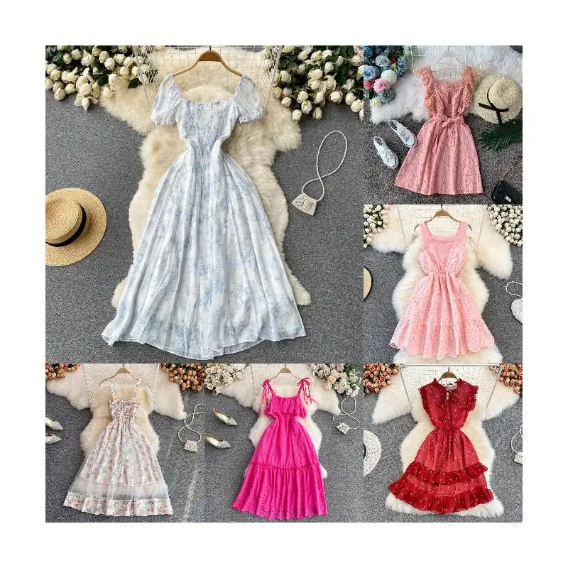 Phụ Nữ Thời Trang Mùa Hè Dài Một Vai Hoa Ăn Mặc Phụ Nữ Quần Áo Giản Dị Dresses Của Phụ Nữ Maxi Dresses