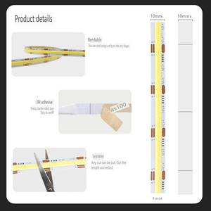 Conectividad USB NFC Tira de luces LED 5M/10M/20M RGB Temperatura de color COB LED Fuente Controlador Interruptor - Product Image 4