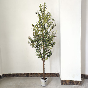 Zeytin ağacı özelleştirilmiş yüksek kaliteli saksı yapay Bonsai zeytin ağaçları - Product Image 5
