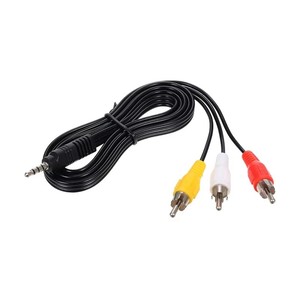 Precios de fábrica de alta calidad 3,5mm RCA Audio Video Cable 3,5mm Jack macho a 3 RCA macho AV Cable 1,5 M DV MP4 convertidor - Product Image 6