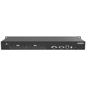 Matriz de video HD MI de alta calidad 1920x1200 60Hz sin costuras 4x4 4 en 4 salidas con modo de empalme, control Web/APP/RS232/LAN/RS232
