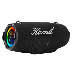 RGB <span class=keywords><strong>LED</strong></span> aydınlatma ile taşınabilir 50W süper Boombox hoparlör ev açık parti kullanımı için kablosuz akülü