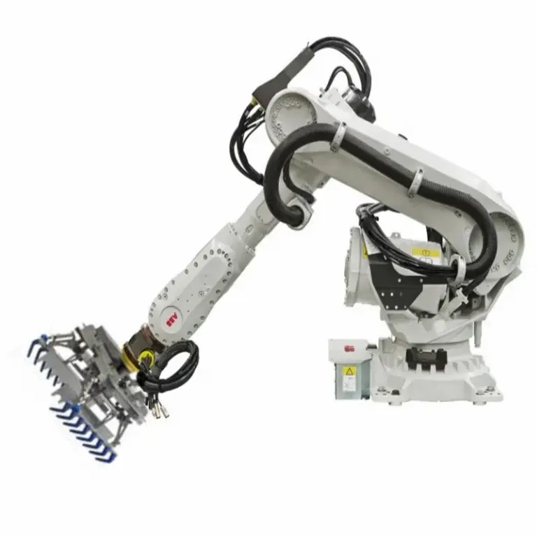 Braccio robotizzato ABB IRB 6700 Robot industriale braccio 6 assi carico utile palettizzazione con pinza pneumatica per movimentazione palettizzatore Robot