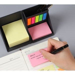 Juego de Bloc de notas autoadhesivas en caja, pestañas coloridas, etiquetas de colores, Mini Bloc de notas con caja de regalo - Product Image 5