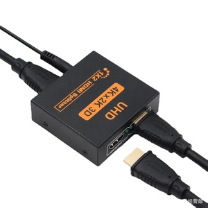 1080P Full HD 3D HDMI Splitter 1 en 2 salidas Amplificador Convertidor 1 a 2 Divisores y convertidores de VIDEO 4K - Product Image 1