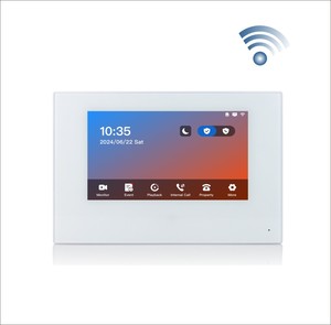 <strong>Modern</strong> HD1080P IP65 Video Doorbell Video <strong>Intercom</strong> <strong>System</strong> Works With Touch Monitor, Video Door Phone for Villa 2 Door Locks - Product Image 2