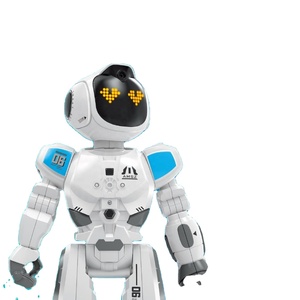 Fern gesteuertes Roboters pielzeug für Kinder, programmier bare RC-Smart-Roboter mit Musik demo und LED-Ausdrucks funktion - Product Image 5