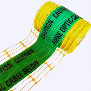 Tùy chỉnh 30cmx100m PE phát hiện lưới cho cáp bảo vệ đường ống ngầm cảnh báo chôn lưới cắt dịch vụ chế biến - Product Image 1
