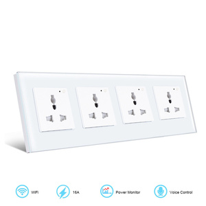 Wifi <strong>Multi</strong> <strong>Functional</strong> 13a <strong>Socket</strong> <strong>With</strong> Power Monitoring Alexa Google Voice Control Remote Control 86*157 86*146 - Product Image 4