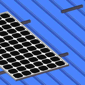 Solar Mini <strong>Rails</strong> Installation PV Solar Panel Roof Mounting <strong>Systems</strong> Tin Roof Mount Racks - Product Image 6
