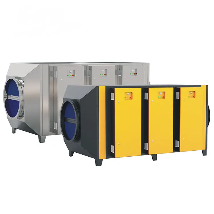 ESP-sistema de limpieza de aire electrostático para residuos de gas